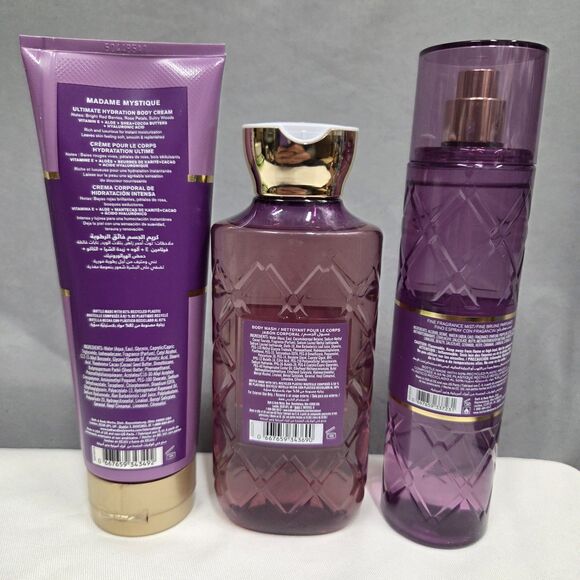 Bath & Body Works Everyday Luxuries MADAME MYSTIQUE Mist, Body Cream & Body Wash - Picture 5 of 5